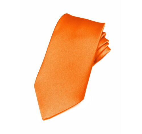 Fellini_7205_Italian_Satin_Tie_Orange_603