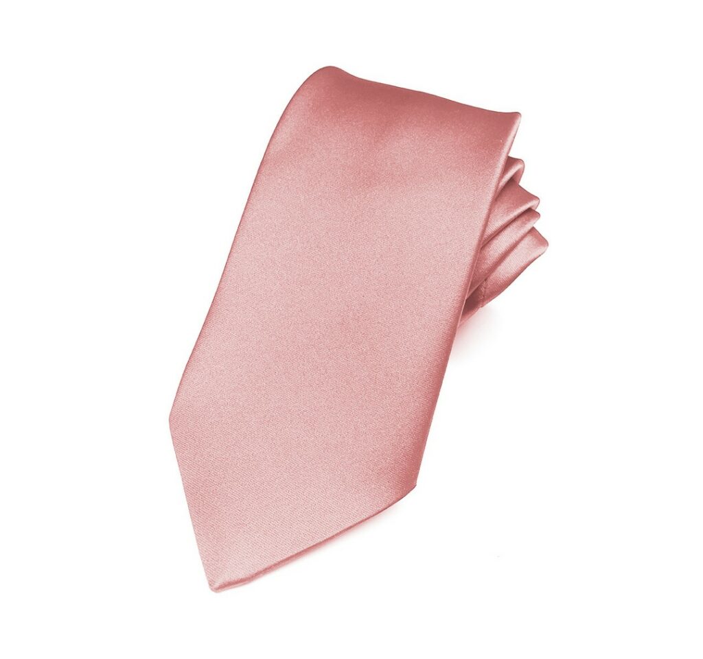 Fellini Plain Rose Tie - Tailor Made Suits