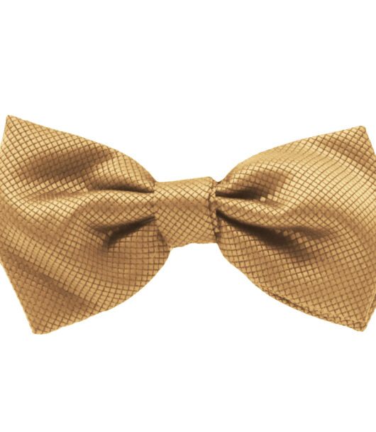 Fellini Jacquard Beige Bowtie