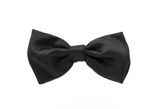 Fellini Jacquard Black Bowtie