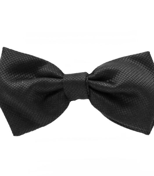 Fellini Jacquard Black Bowtie