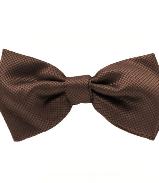 Fellini Jacquard Brown Bowtie