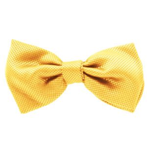 Fellini Jacquard Gold Bowtie