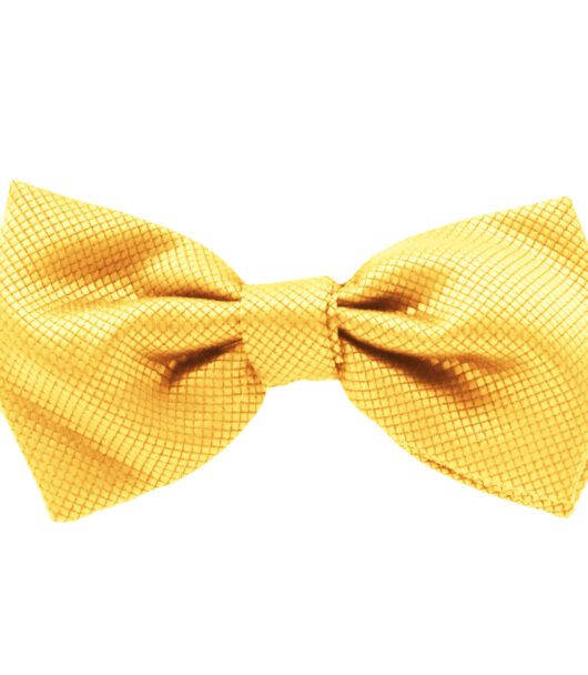 Fellini Jacquard Gold Bowtie