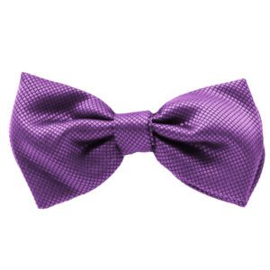 Fellini Jacquard Violet Bowtie