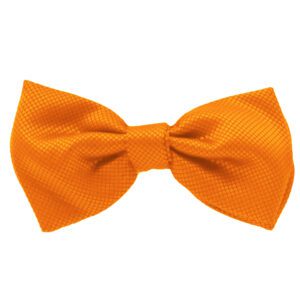 Fellini Jacquard Orange Bowtie