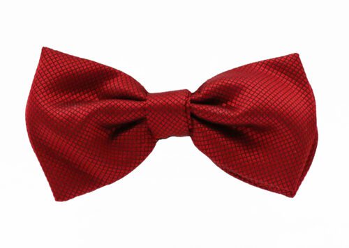 Fellini Jacquard Red Bowtie