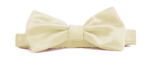 Fellini Plain Ivory Bowtie