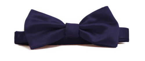 Fellini Plain Navy Bowtie