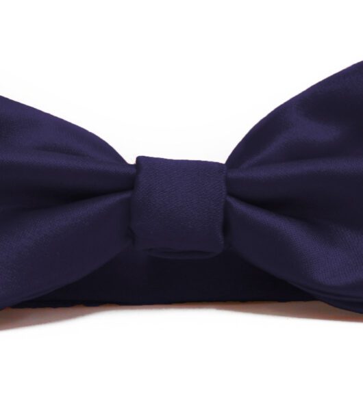 Fellini Plain Navy Bowtie