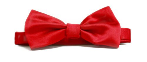 Fellini Plain Red Bowtie