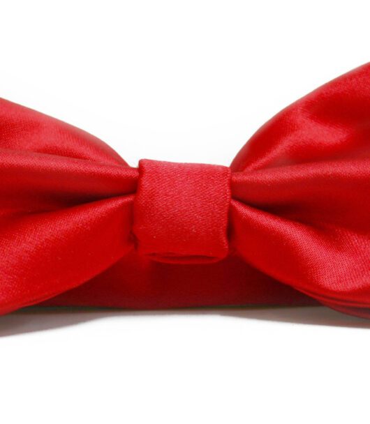 Fellini Plain Red Bowtie