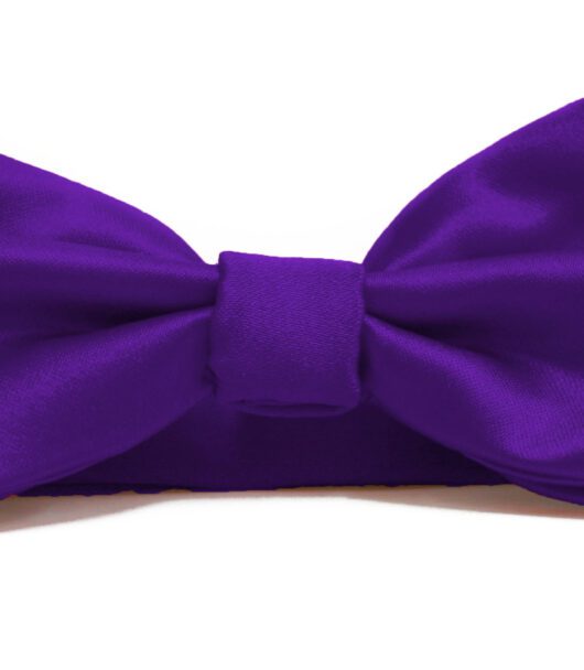 Fellini Plain Violet Bowtie