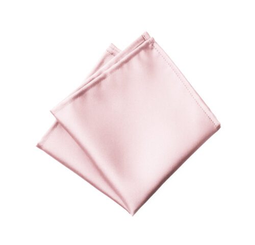 Fellini Plain Blush Pocket Square