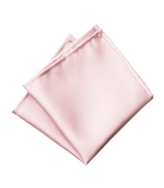 Fellini Plain Blush Pocket Square