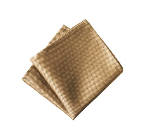 Jacquard Beige Pocket Square