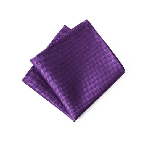 Jacquard Violet Pocket Square