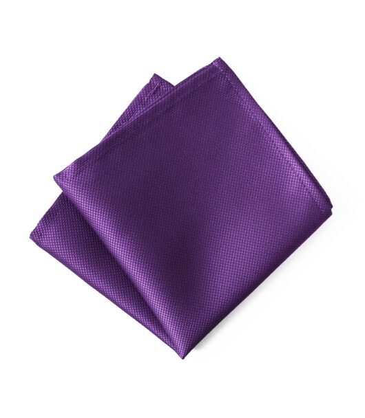 Jacquard Violet Pocket Square