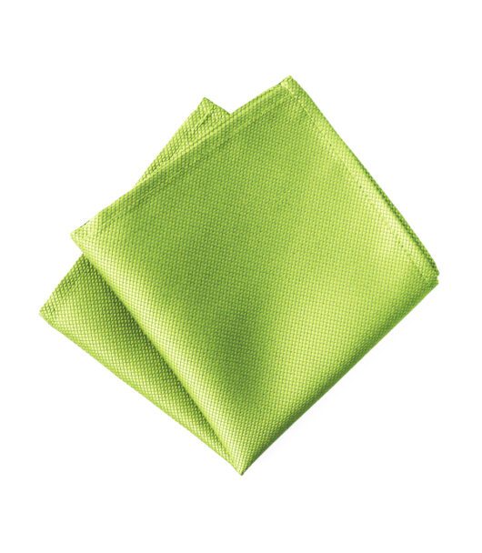 Jacquard Lime Pocket Square