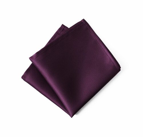 Jacquard Purple Pocket Square