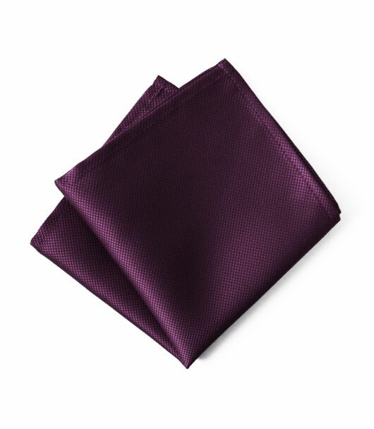 Jacquard Purple Pocket Square