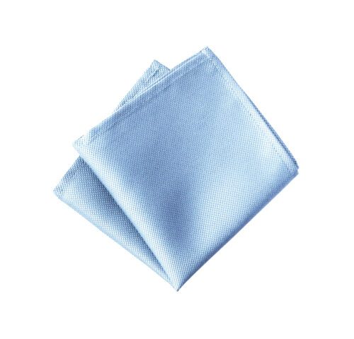 Jacquard Sky Blue Pocket Square