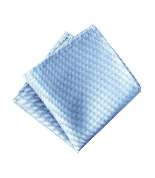 Jacquard Sky Blue Pocket Square