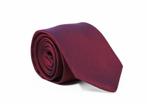 Premium Fellini Burgundy Matte Silk Tie