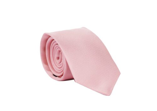 Premium Fellini Pink Matte Silk Tie